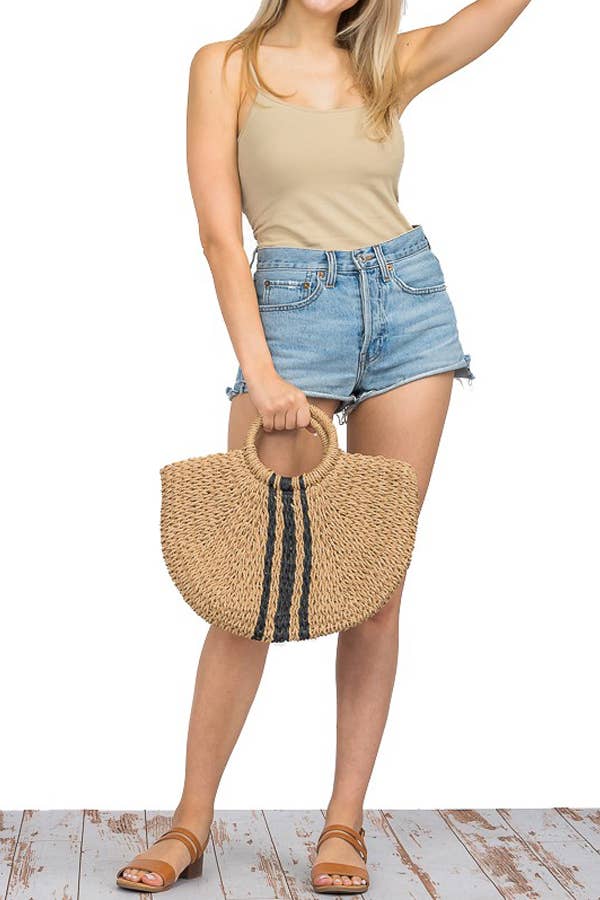 Cap Zone - Wholesale Beach bag - Wicker Basket Hobo Bag9