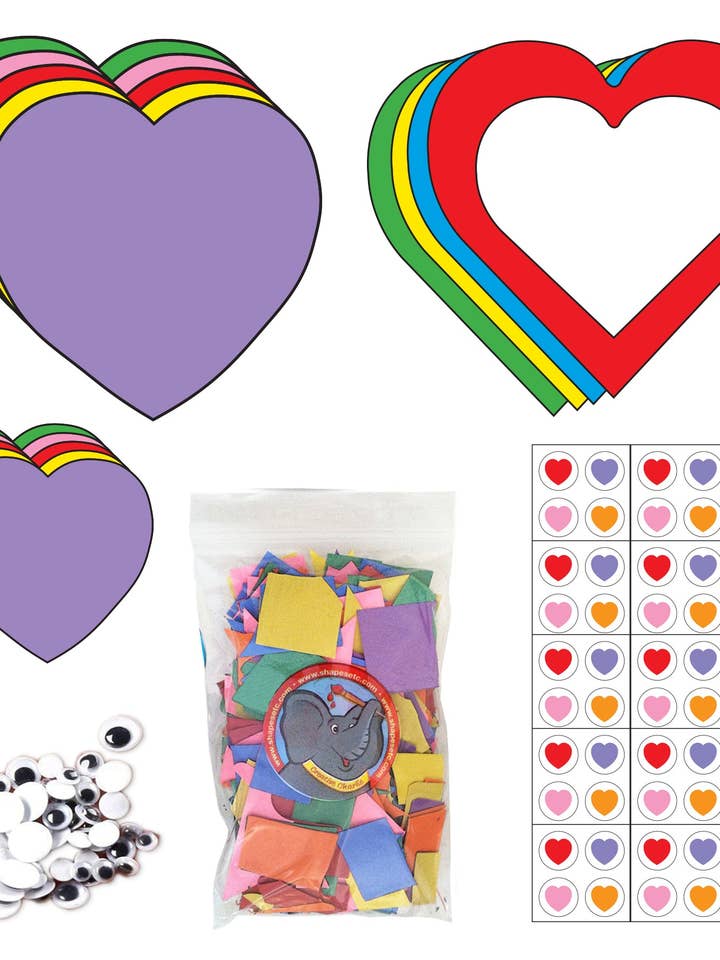 Kit d'activités pour la Saint-Valentin pour la vente par Creative Shapes Etc.