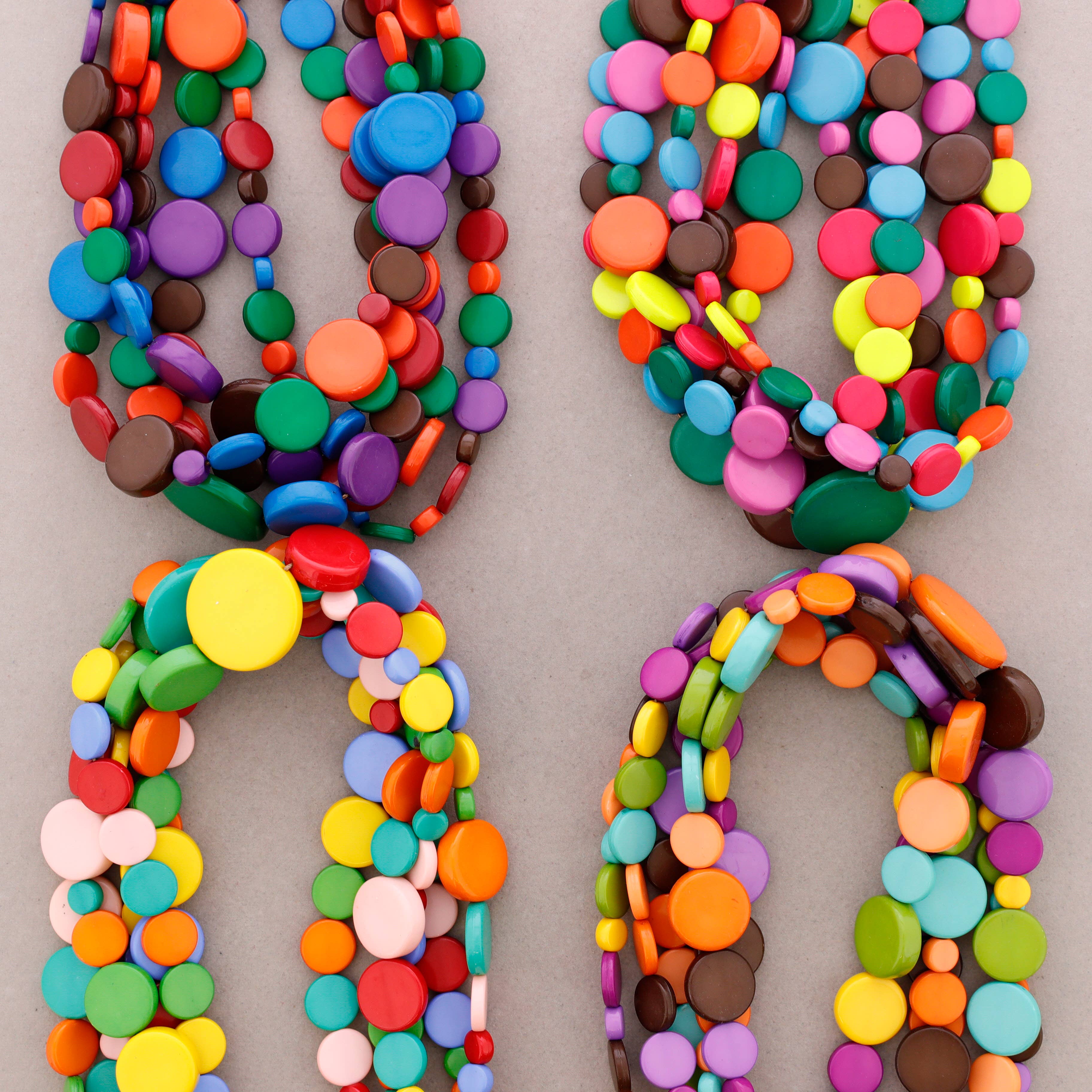 Sonata – Joias personalizáveis por atacado – Gargantilha 5 Contas Resina1