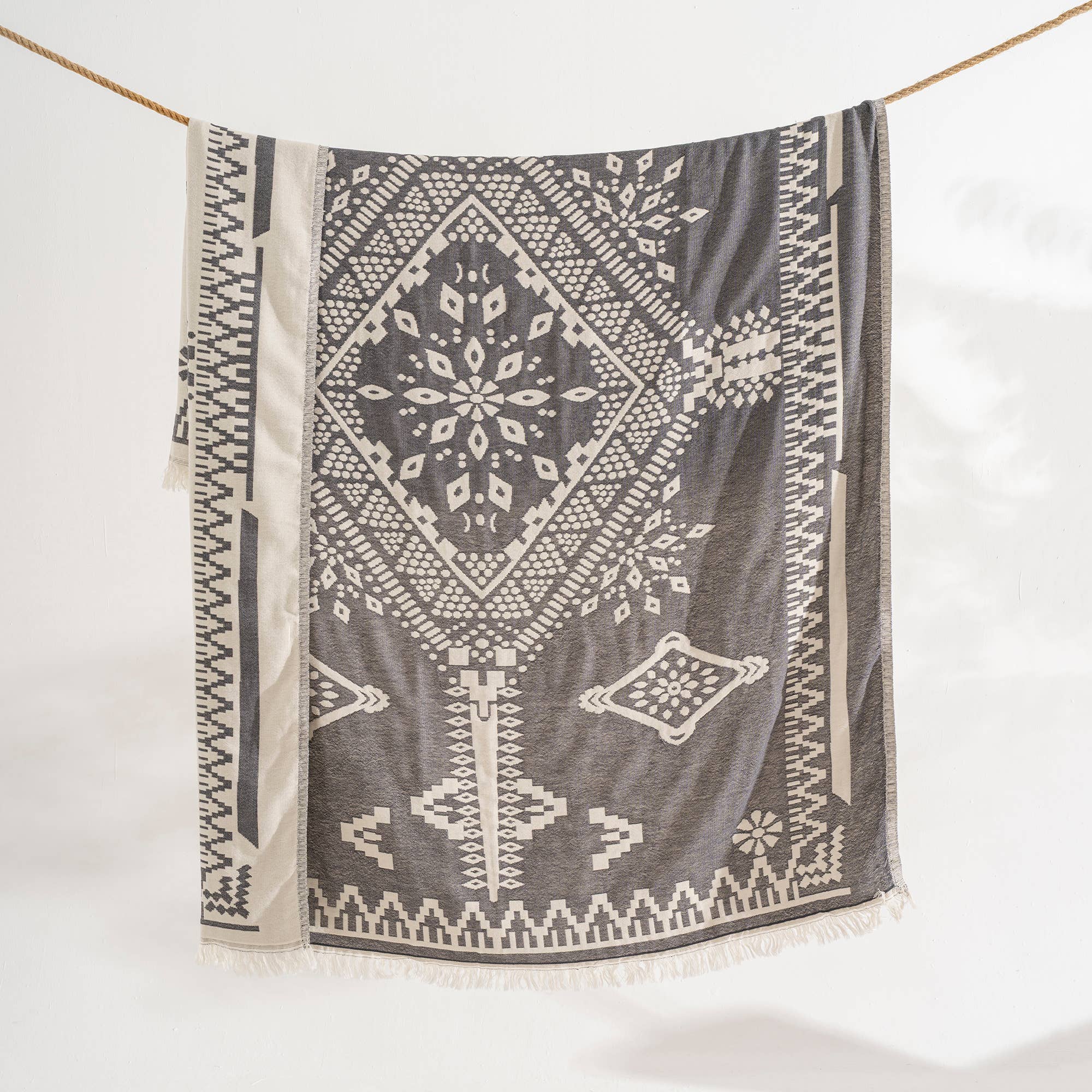 Kikoya – Großhandel Überwurfdecke – Kikoya 100 % Baumwoll-Wohndecke im Landhausstil 130 x 170 cm13