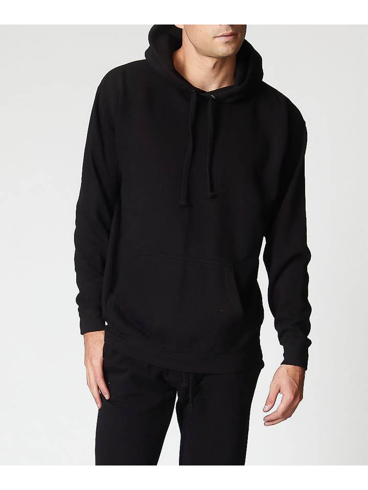 Studio Ko Clothing - Wholesale Hoodie - Men's - MEN'S GARMENT DYE COTTOM HOODIE