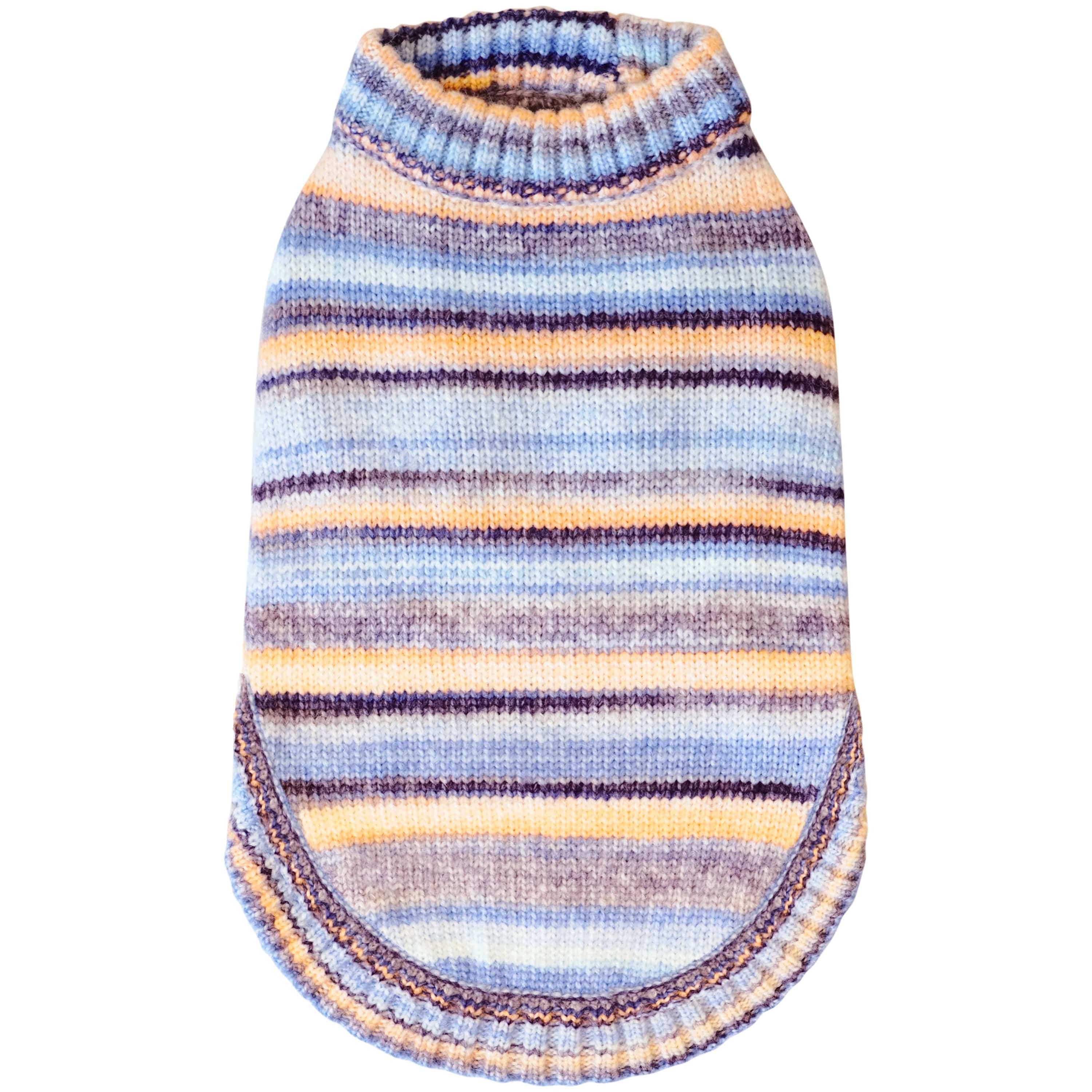 Blueberry Pet - Vendita all'ingrosso Maglione - Cani - Maglione girocollo in filato sfumato morbido e accogliente, lavorato a maglia su misura e tinto23