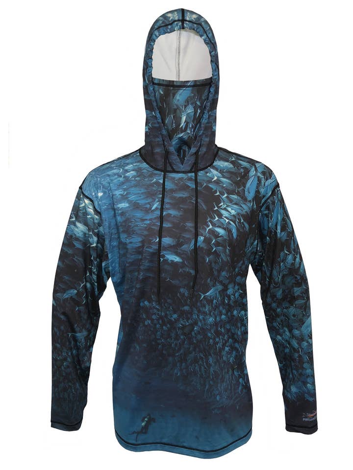 Scuba Jacks Lightweight Ocean Graphic Hoodie for wholesale by Cognito Brands, Inc.