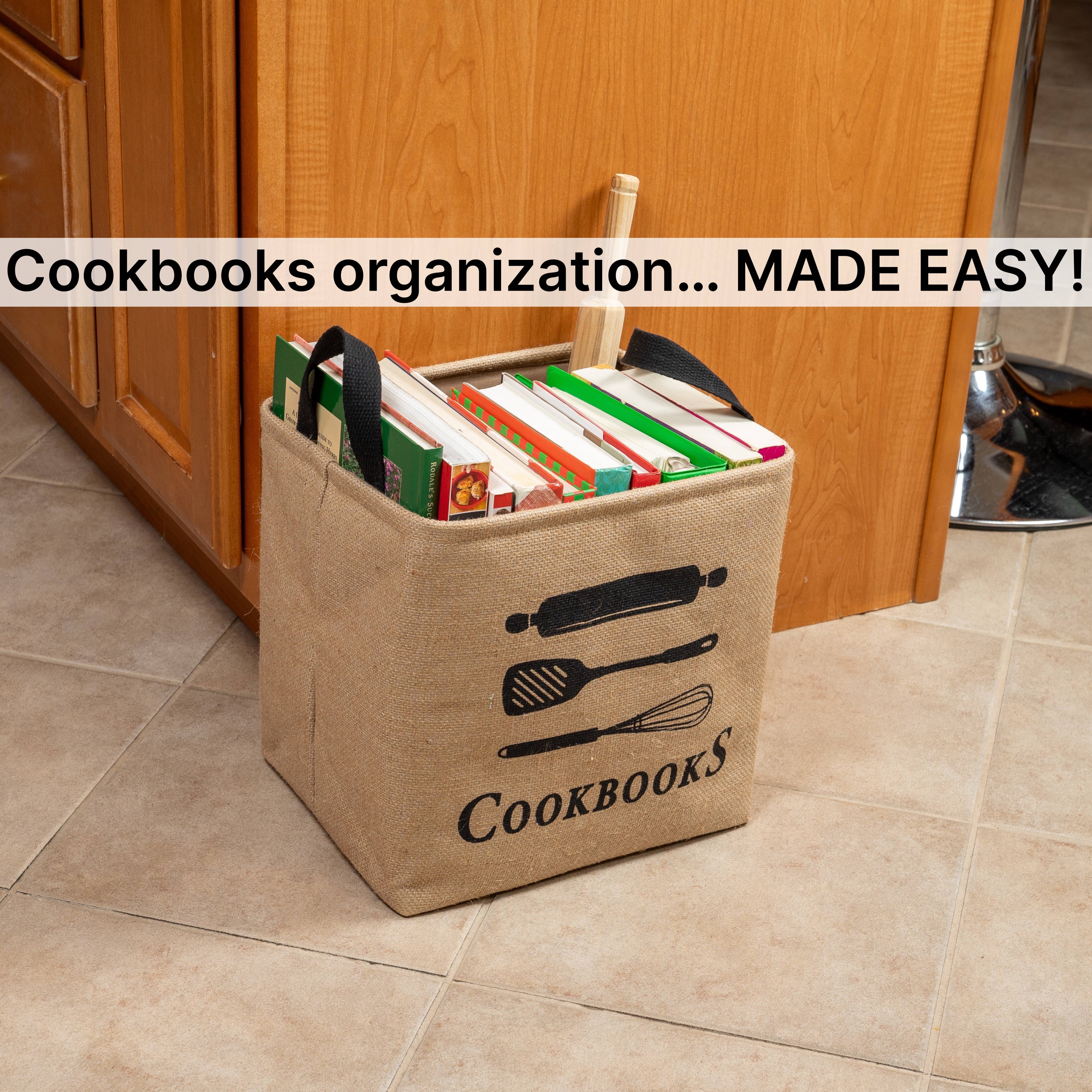 MADE EASY KIT - Venta al por mayor Almacenamiento/organizadores de cocina - Organizador y Almacenamiento de Recetas Kit Hecho Fácil Caja de Yute5