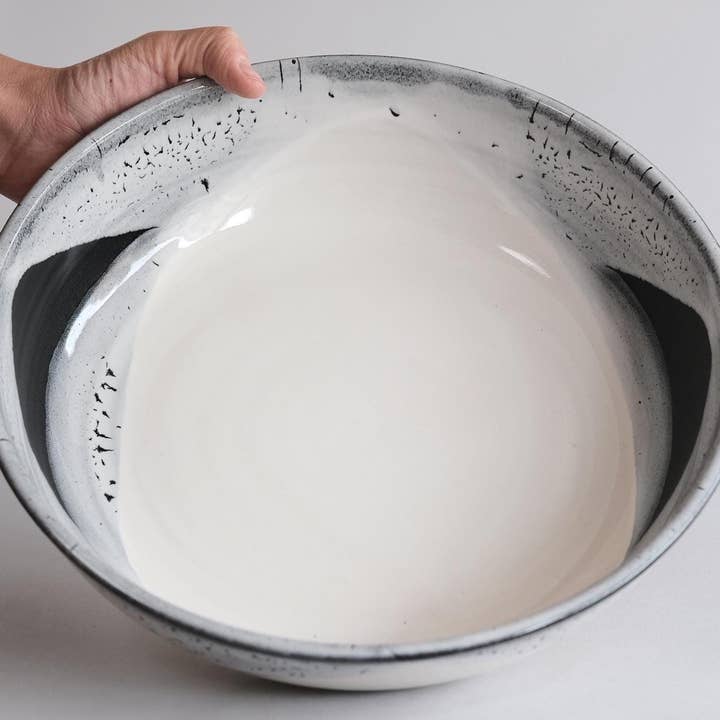 FHAR Studio - Wholesale Mixing Bowl - core - large low serving bowl - handmade porcelain4