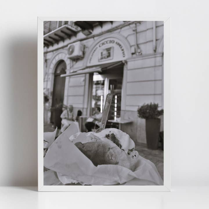 Mo & Paul Photography - Wholesale Photograph - Brioche con Gelato Sicily Photography Print (Copy)1