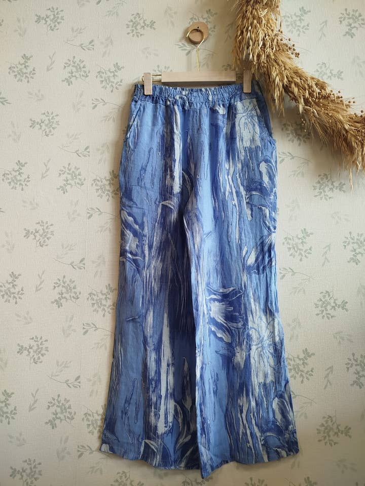 Linos y Textiles - Wholesale Pants - Women's - REF:6318 100% linen trousers3