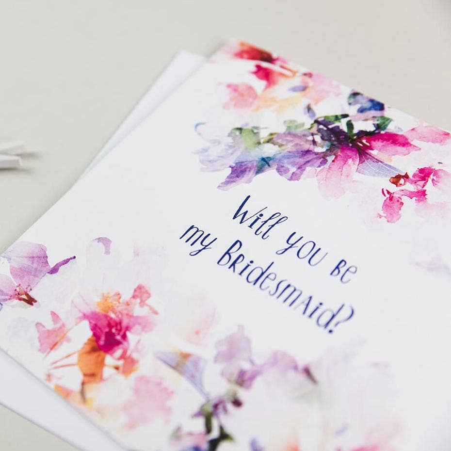 I am Nat Ltd - Wholesale Bridesmaid Card - ‘Will You Be My Bridesmaid?’ Proposal Card2