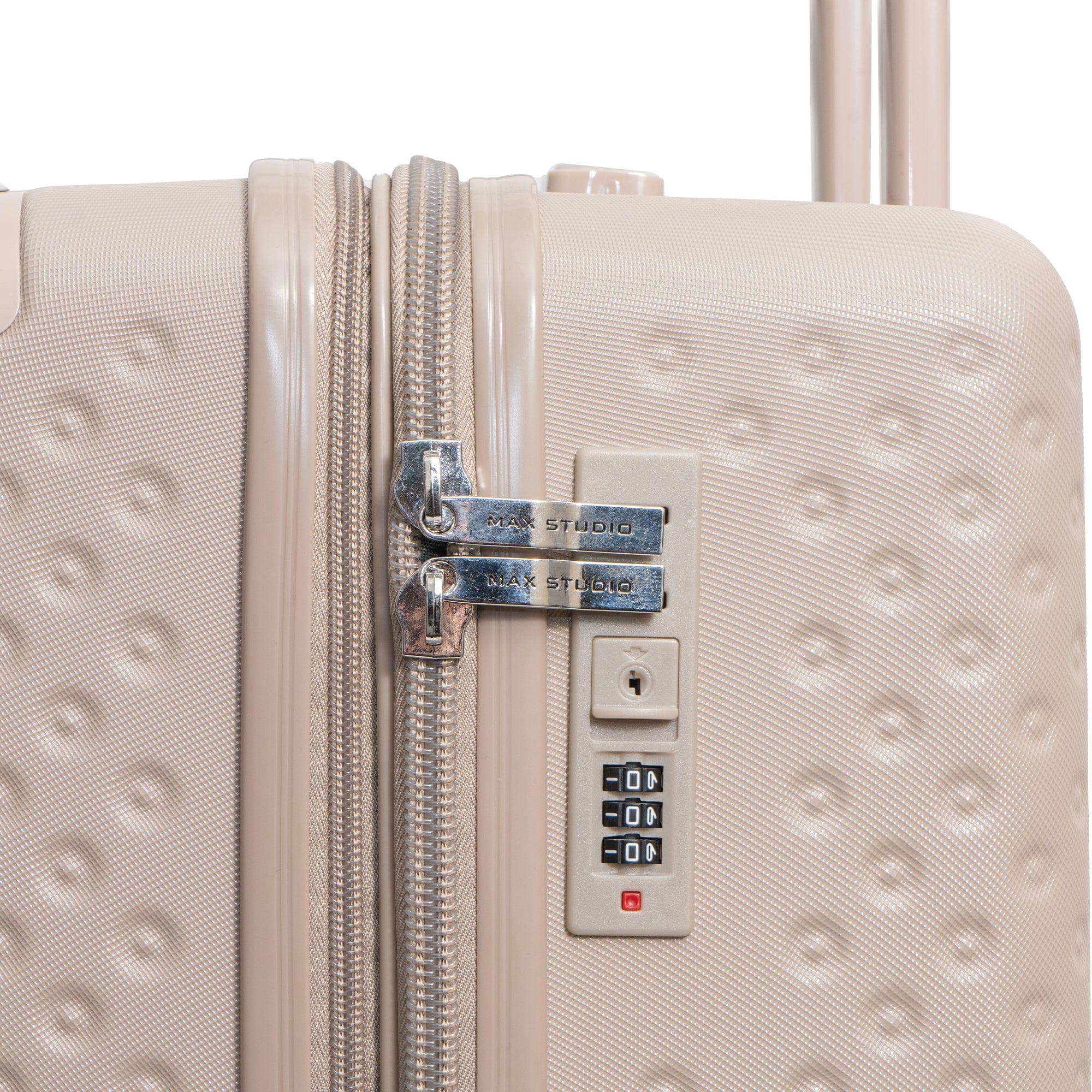 Magid - Wholesale Luggage - Max Studio Tonal Tufted ABS 2-Piece Hard-Sided Luggage Set53