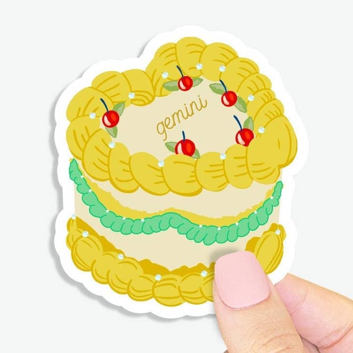 Zodiac Vinyl Sticker - Gemini - Laptop Sticker - Water bottle Sticker - Waterproof Sticker - Decal for wholesale by MAIN STREET GREETINGS LLC