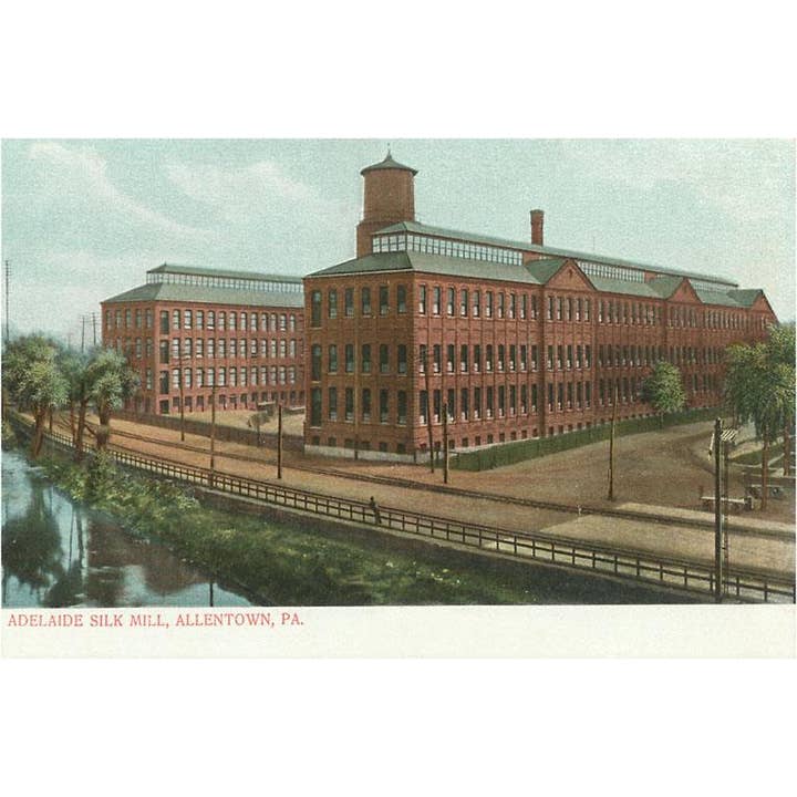 Found Image Press - Vendita all'ingrosso Adesivo - Adesivo PA-148 Adelaide Silk Mill, Allentown, Pennsylvania