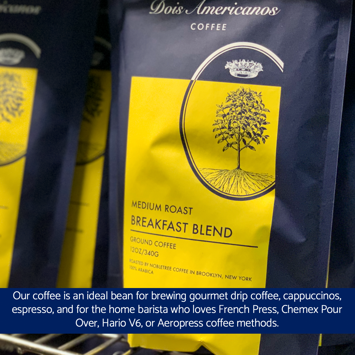 Dois Americanos – Engroshandel Kaffebønner – Dois Americanos Morgen Stege Kaffe, Lysstegt6