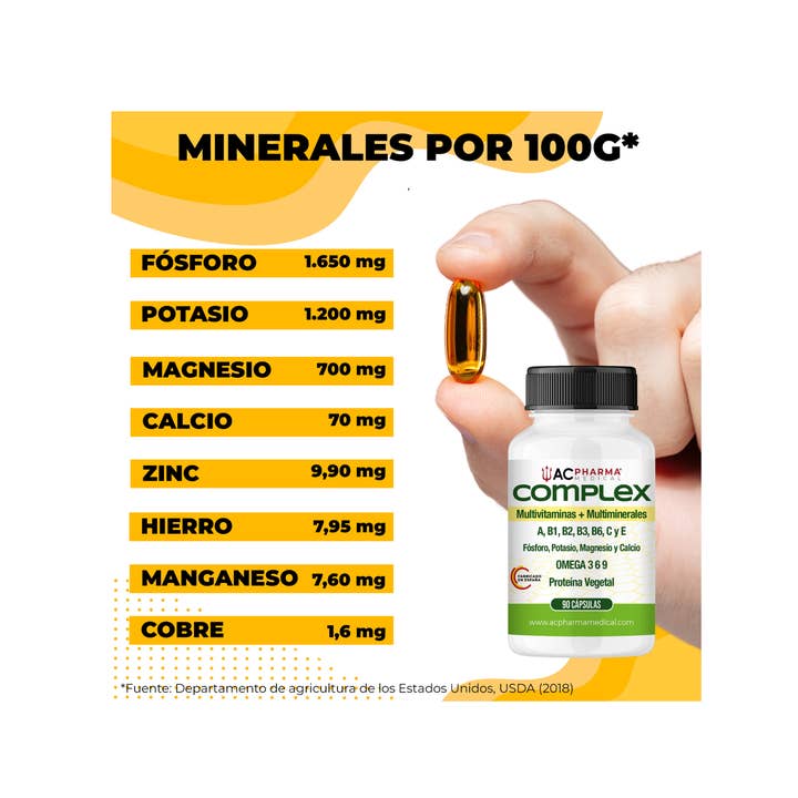 ACPHARMA MEDICAL - Wholesale Oral Supplement/Vitamin - VEGETABLE MULTIVITAMINS AND MINERALS WITH OMEGA 3 | 90 Cap5