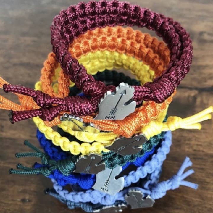 Michigan Made Paracord Bracelets for wholesale by MI Coast