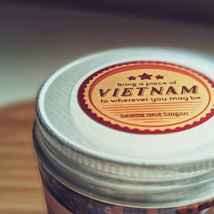 Seattle and Saigon - Wholesale Hot Sauce - CRISPY GARLIC CHILI OIL, Do-everything Viet sauce,Made in WA5