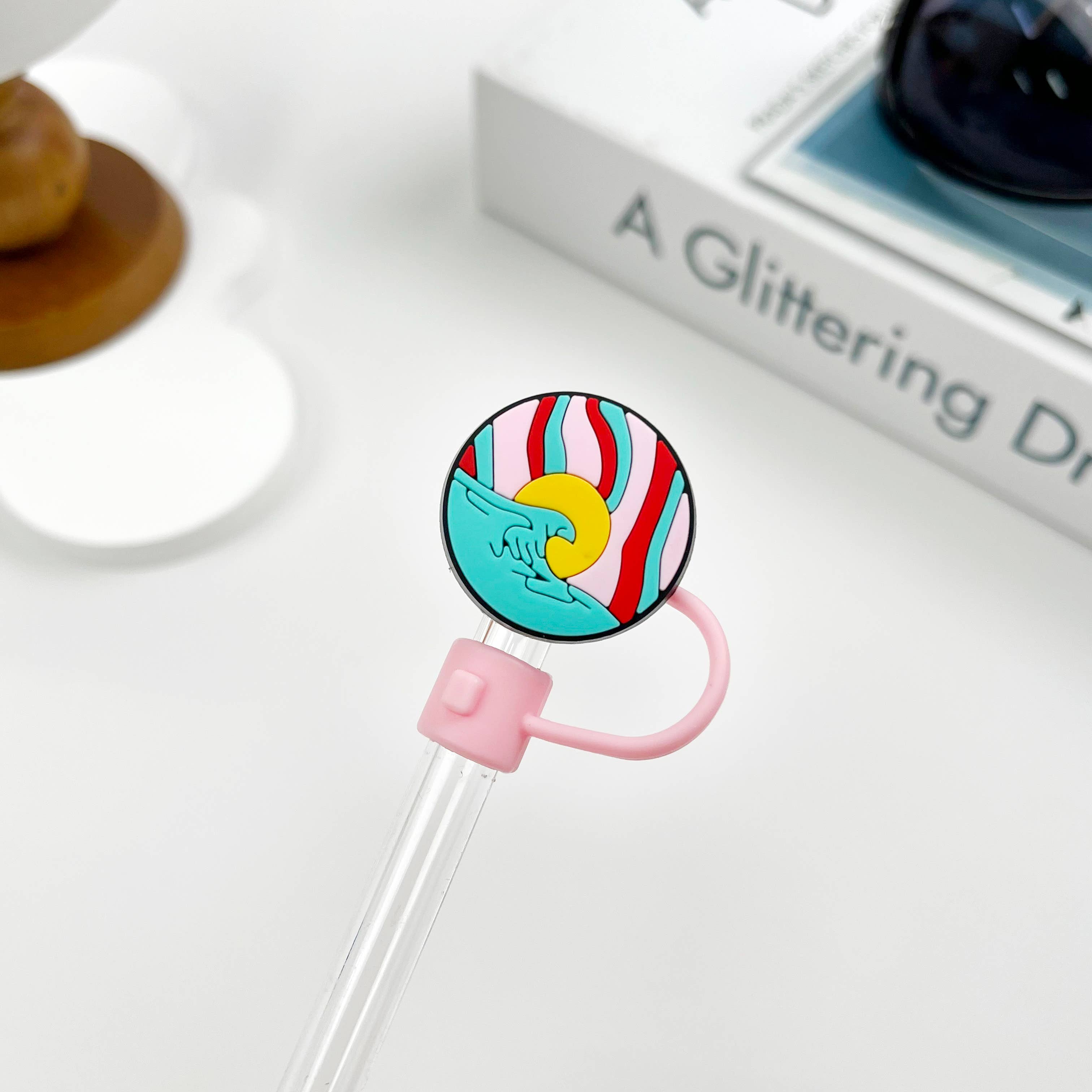 SoapElenGlen - Wholesale Drinking Straw - Cute Cartoon Straw Toppers Fun Straw Cover4