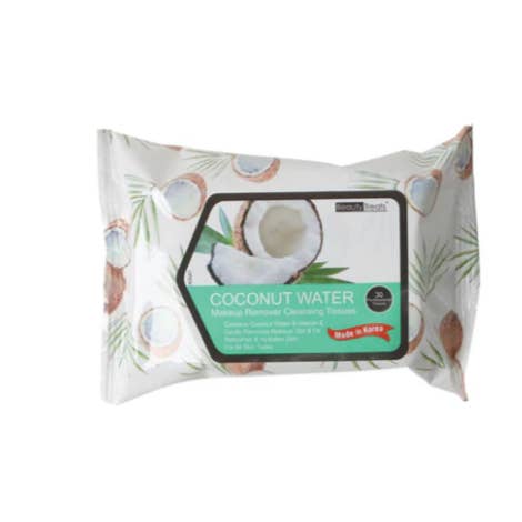 Majestic Wholesale - Wholesale Make-up remover - BEAUTY TREAT COCONUT WATER MAKEUP REMOVER CLEANSING TISSUES1
