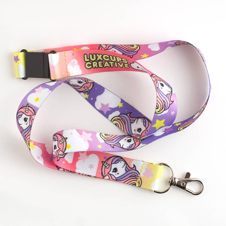 Lanière Licorne Arc-en-ciel (EN SOLDE !) pour la vente par LuxCups Creative