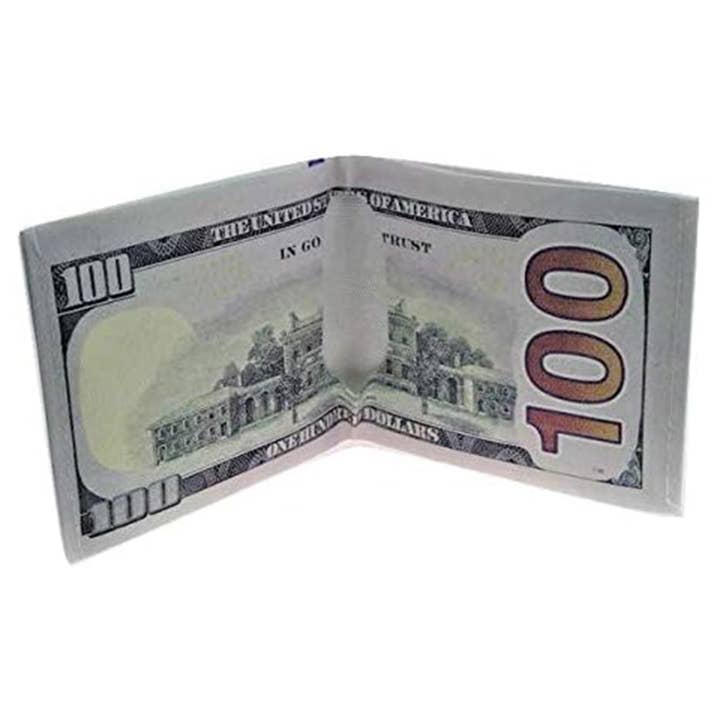 ONE COLOR Funny Dollar Money Wallet BG100 (12PC) for wholesale on Faire2