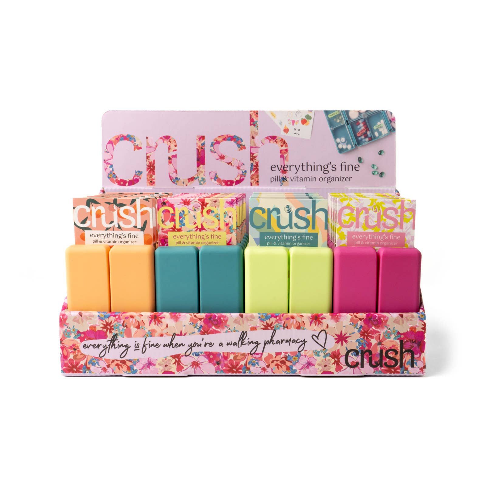 DM Merchandising - Wholesale Pill organiser - Crush Everything's Fine Pill & Vitamin Case2