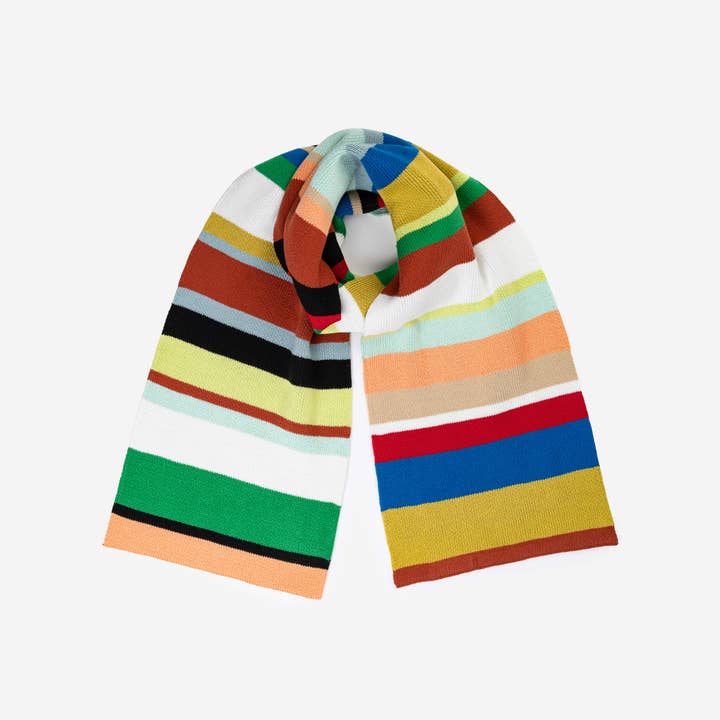 VERLOOP | knits - Wholesale Scarf - Unisex - Multi Stripe Big Scarf1