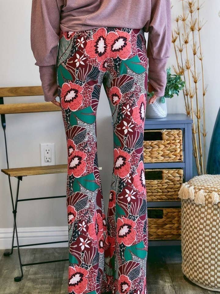 ADORA LA - Wholesale Pants - Women's - MYP13475X - PLUS SIZE FLARE PANTS