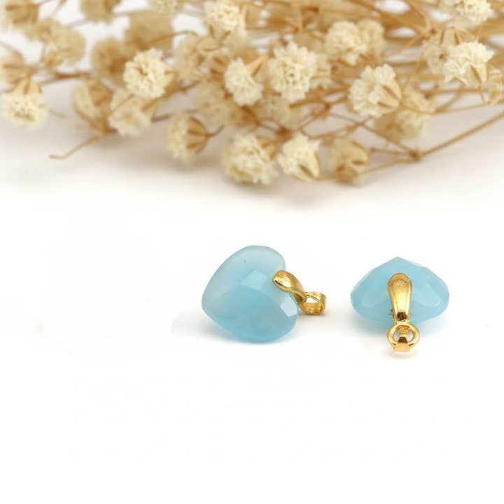 Aquamarine Stone Pendant for wholesale by Produtos Namasté