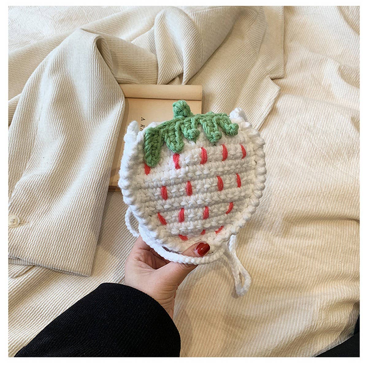 ACCITY - Wholesale Crossbody Bag - Women's - CUTE CASUAL MINI STRAWBERRY CROSSBODY BAG_CWAB24024