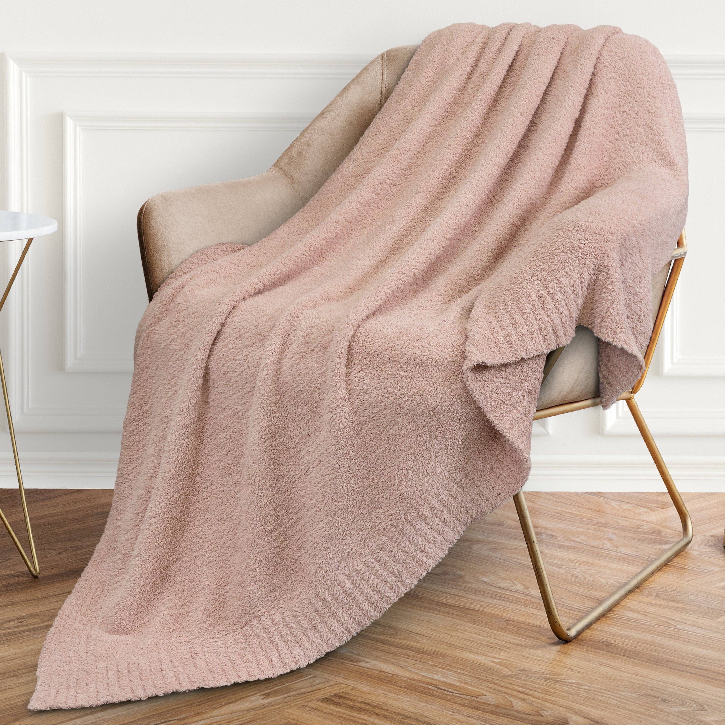 Pavilia – wholesale Throw blanket – Buttery Soft Fluffy Knit Blanket23