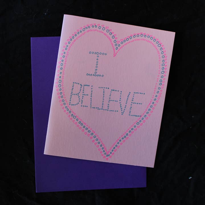 I Believe Card for wholesale by Looky Here