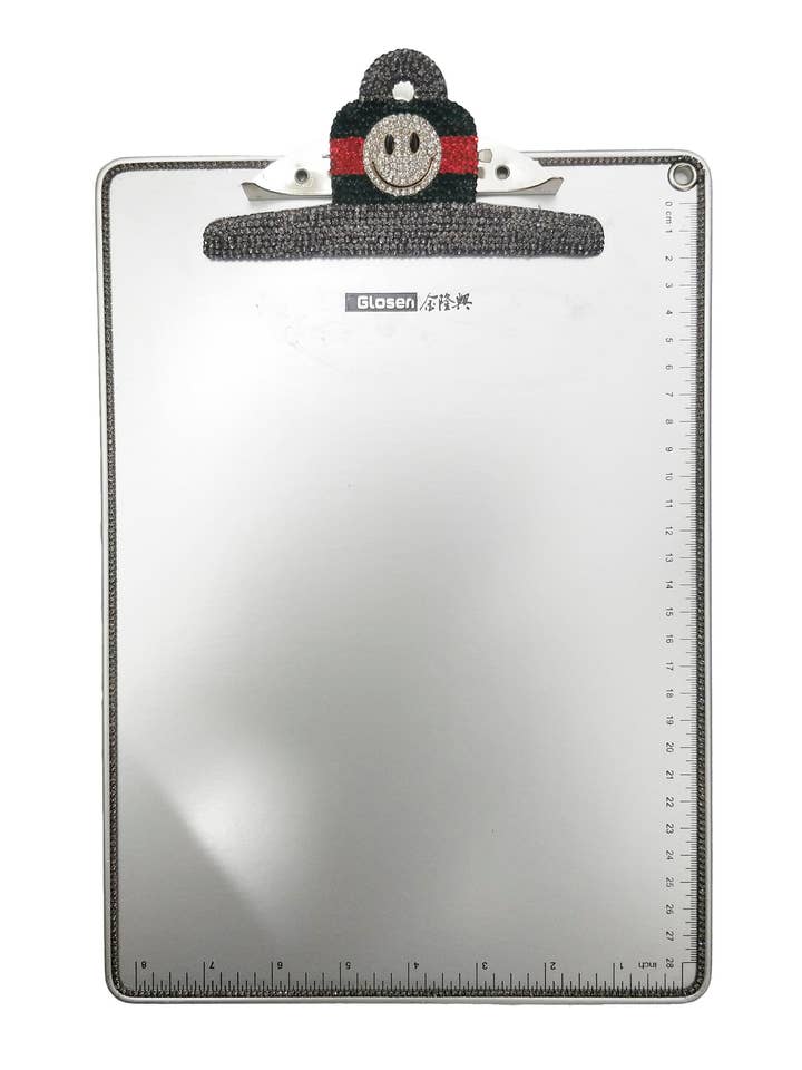 Pince à clip antidérapante en strass Smiley MIS0554 pour la vente par Ole