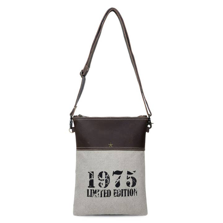 Tracolla da donna in tela e pelle - Timberwolf/Sage per la vendita all'ingrosso da parte di Sixtease Bags USA