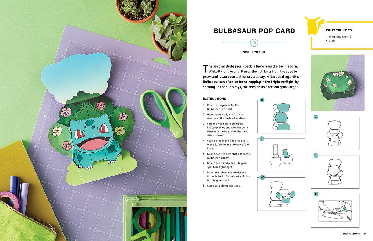 Insight Editions - #1 Pop Culture Publisher - Vente Livre sur l'artisanat, les loisirs créatifs et le bricolage - Incroyables Papiers Découpés Pokémon - SOLDES !2