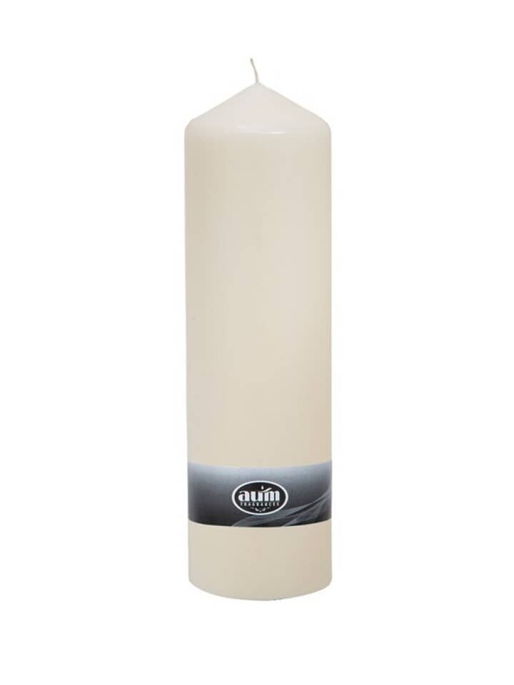 Candle Pilar B. Pencil 8,8X30Cm Ivory for wholesale by AUM Fragrances