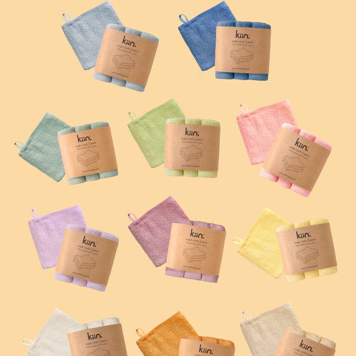 Kiin Baby - Wholesale Wash Cloth - Kids & Baby - Wash Cloths 3 Pack