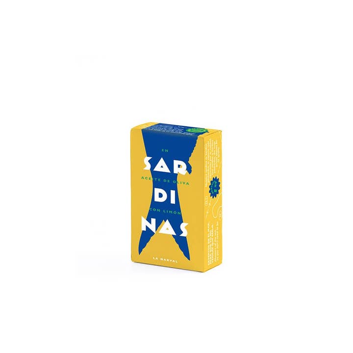 meDINEterranean - Wholesale Tinned Fish - La Narval. Sardines in Olive Oil with Lemon. 3/5 pieces