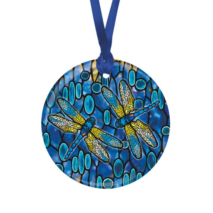 RainCaper - Wholesale Ornament - Tiffany "Dragonfly" Keepsake Ornament
