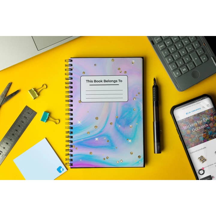 Enhjørning Notesbog/Dagbog for engroshandel hos JE Creates