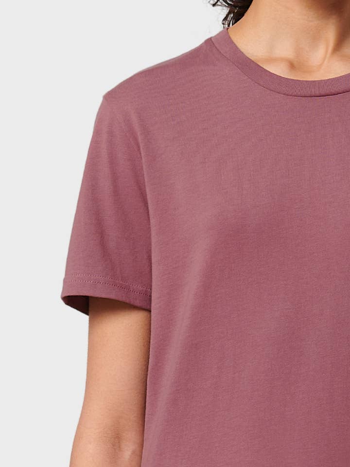 Unisex Organic Tee - Hibiscus Rose for wholesale by Unordinary Apparel