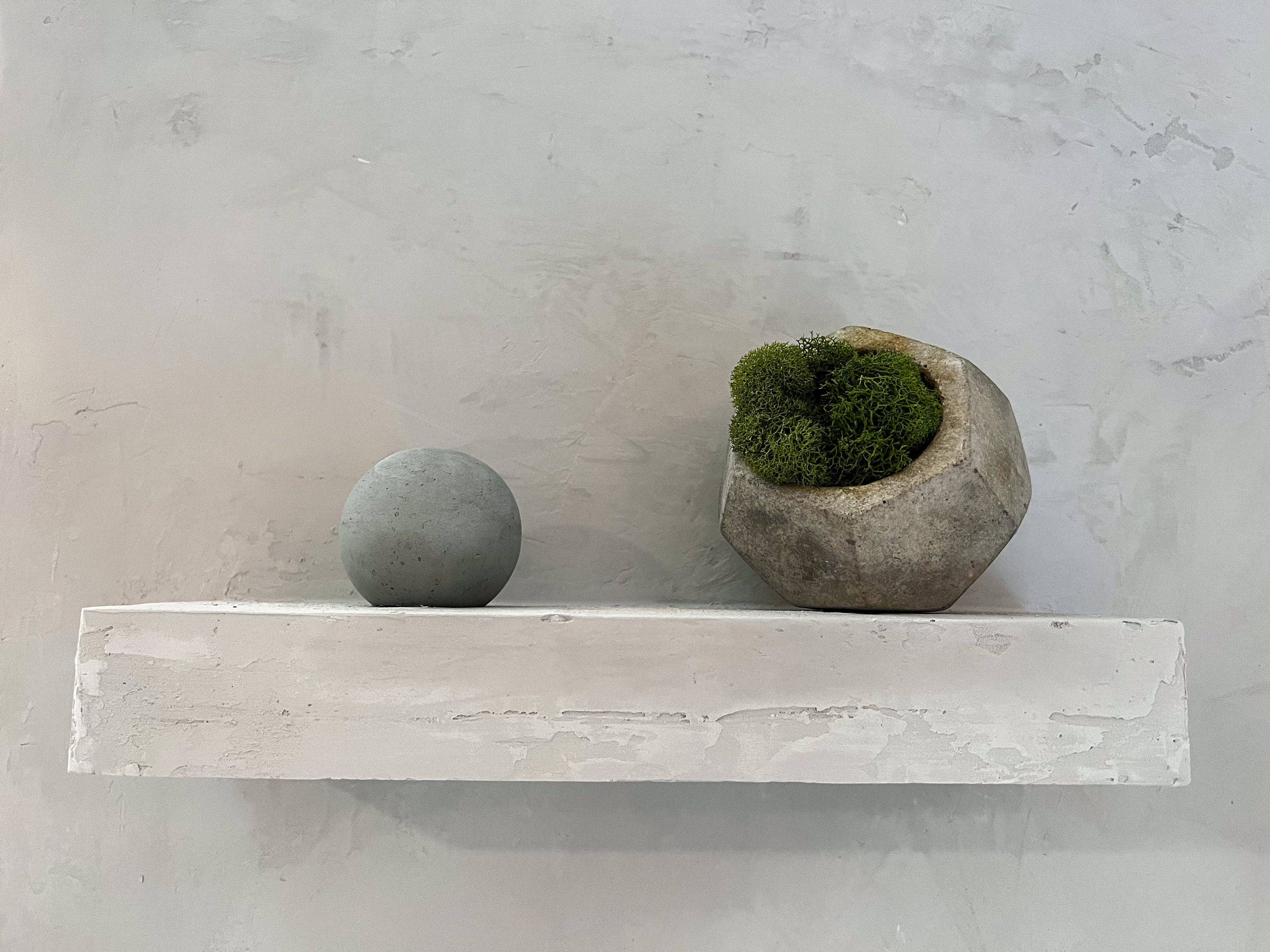 Minimal Loot Design - Wholesale Paper Weight - Concrete Paper Weight Sphere - 2.24"7