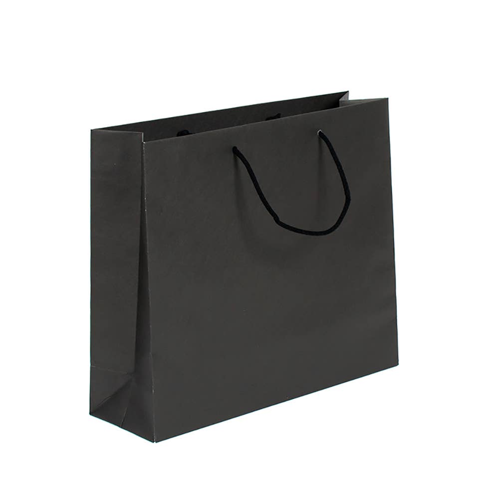 Sable Matte Black Luxury Double-Layer Paper Bag for wholesale on Faire1