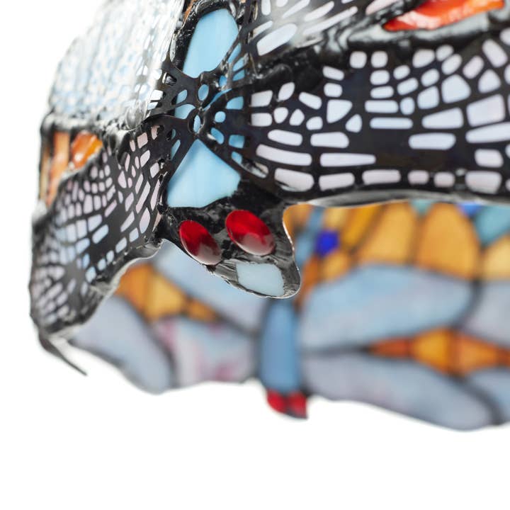 River of Goods - Wholesale Accent/Desk Lamp - 35"H Dragonfly Tiffany-Style Stained Glass Table Lamp8