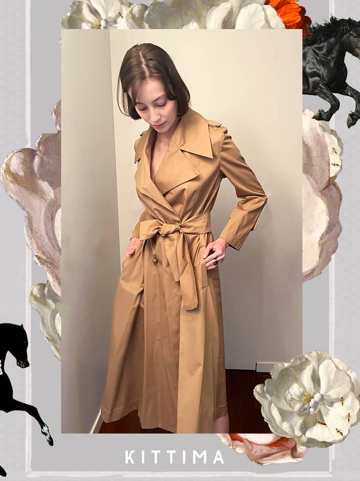 Kittima Trench Coat for wholesale by Kittima