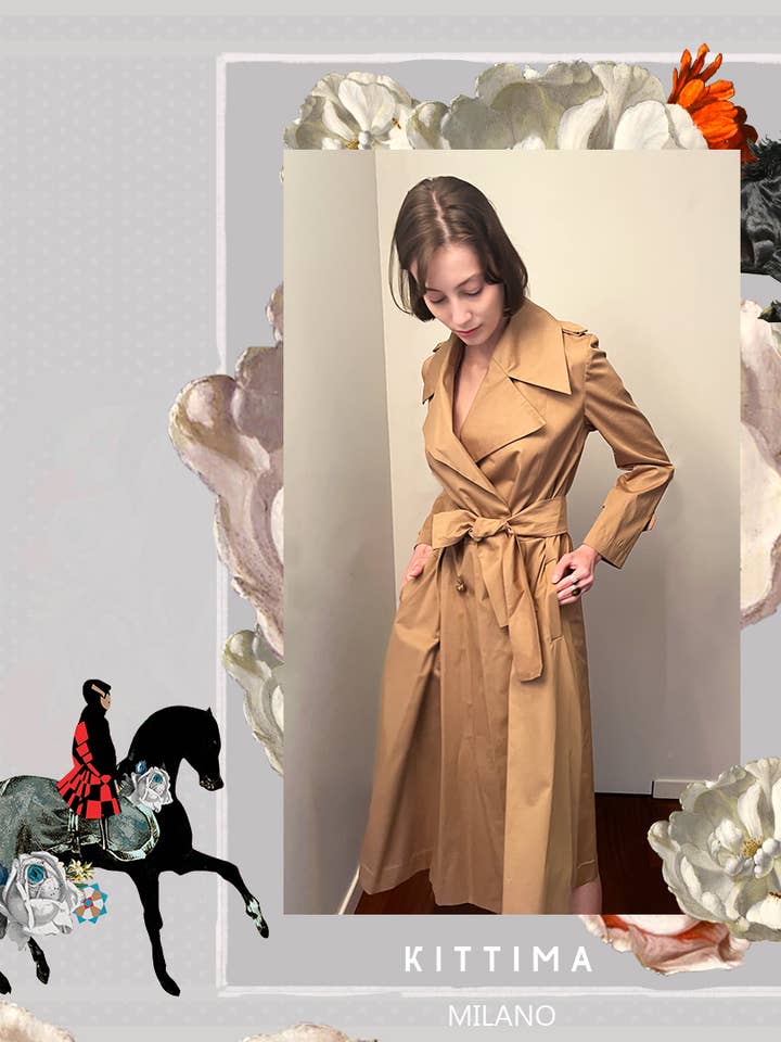 Kittima Trench Coat for wholesale by Kittima