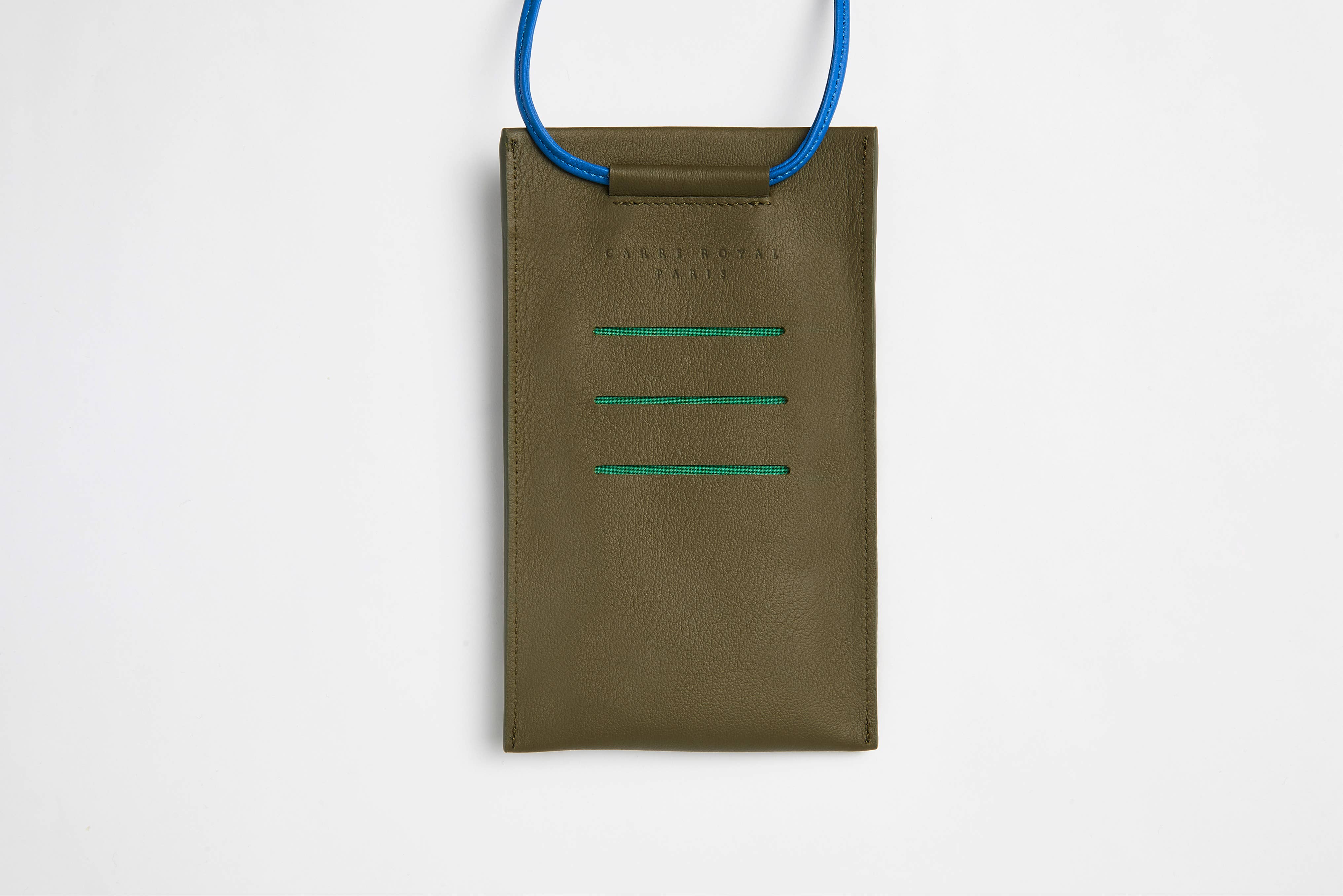 Carre Royal - Wholesale Clutch Bag - Women's - kaki Necklace Phone Pouch1