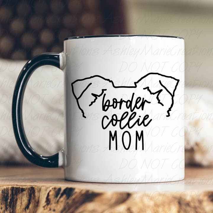 Tasse Mom Border Collie pour la vente par Ashley Marie Creations