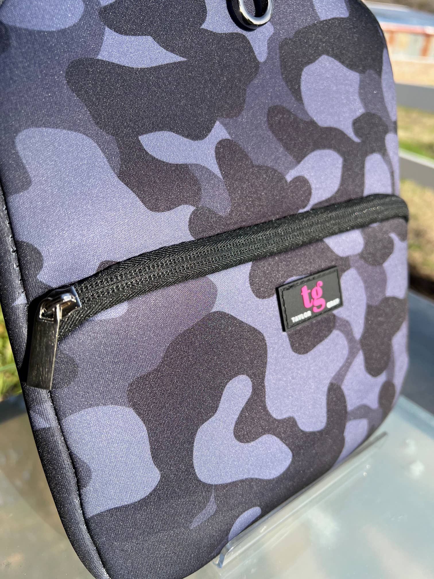 TAYLOR GRAY - Wholesale Sporting Accessories - The Midnight Camo Pickleball Paddle Cover | shoptaylorgray3