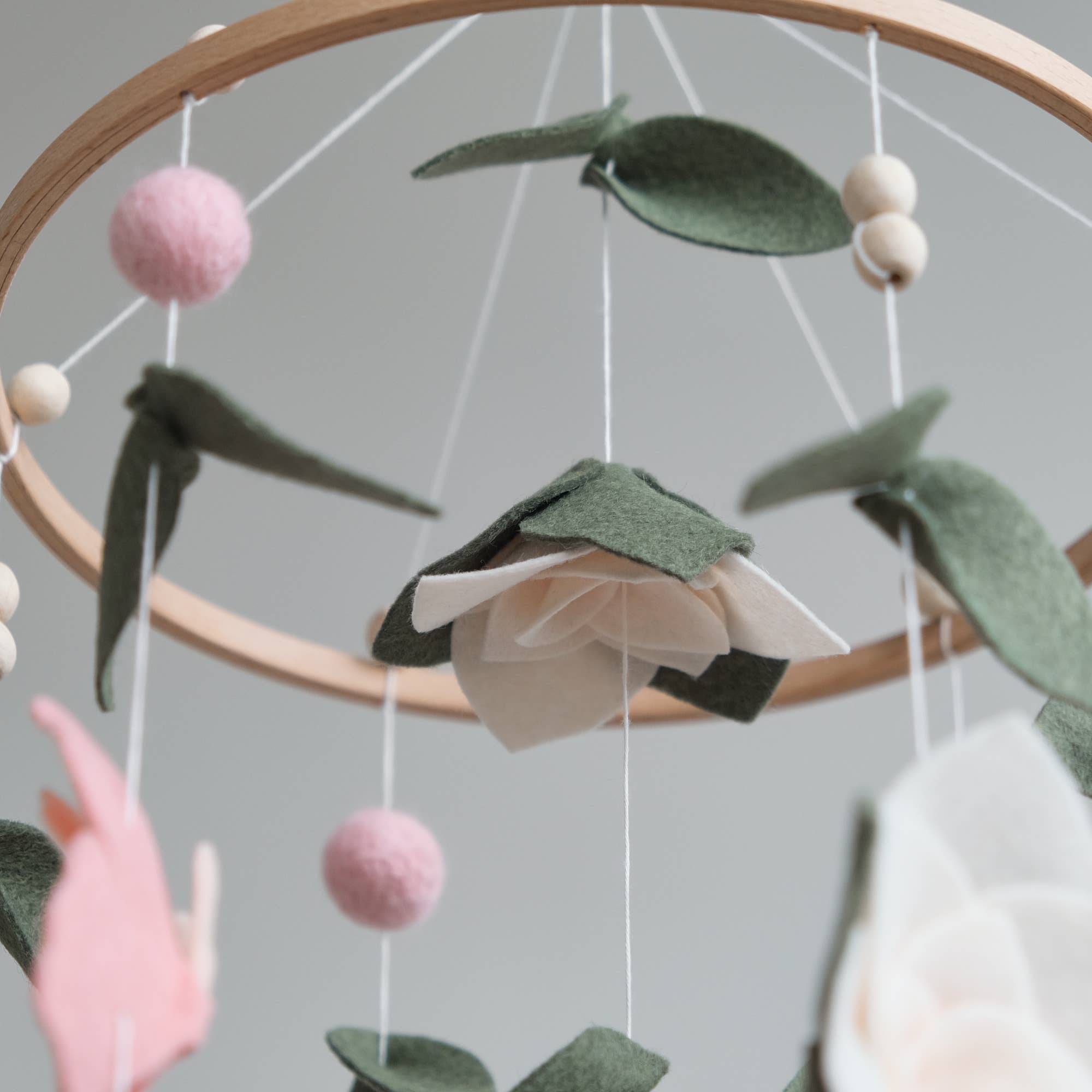 ChilDreams - Wholesale Baby Mobile - Baby Mobile - Floral nursery mobile - Butterfly crib mobile8