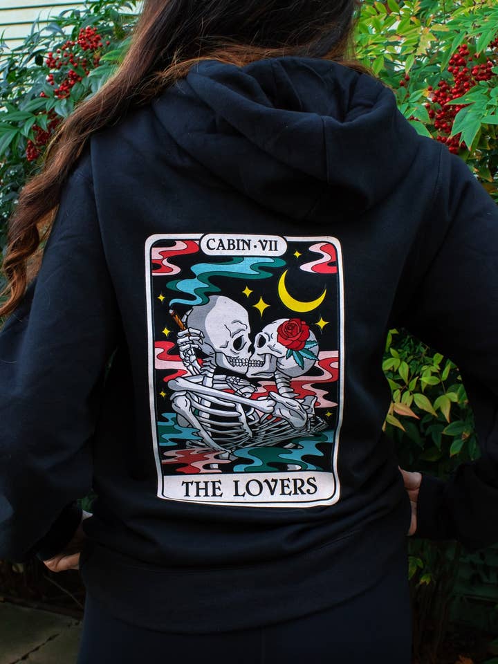 The Lovers Tarot Hoodie for wholesale by Cabin 7 Originals