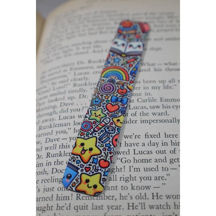 Kawaii Stjerner // Magnetisk Foldemærke for engroshandel hos Raven Design